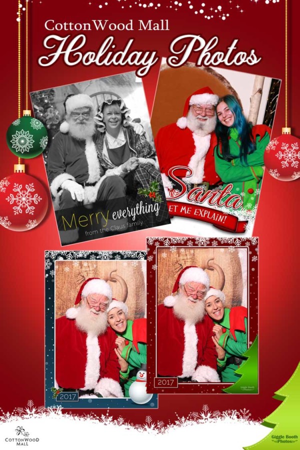 CottonWood Mall Chilliwack Santa & Holiday Photos 2017 Giggle Booth