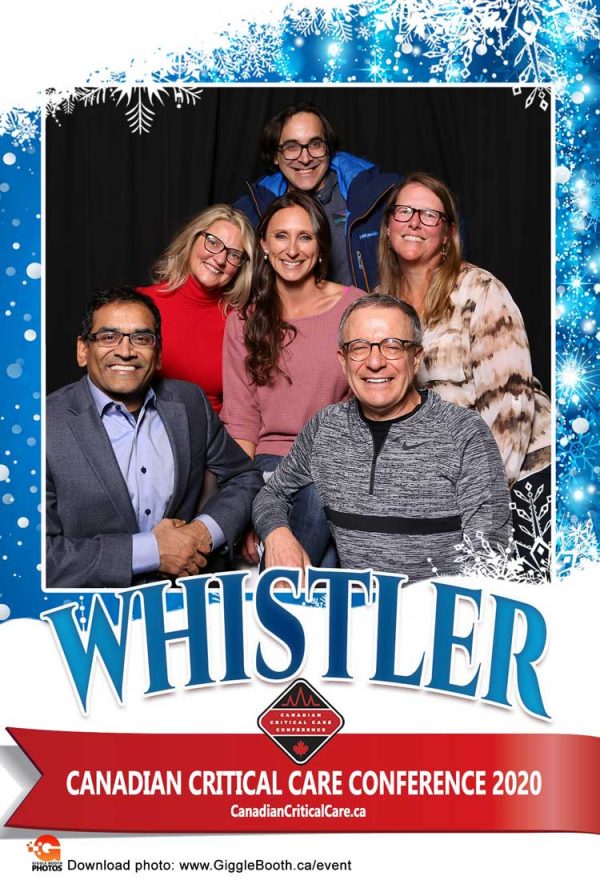 Canadian Critical Care Conference Whistler 2020 Giggle Booth Photos